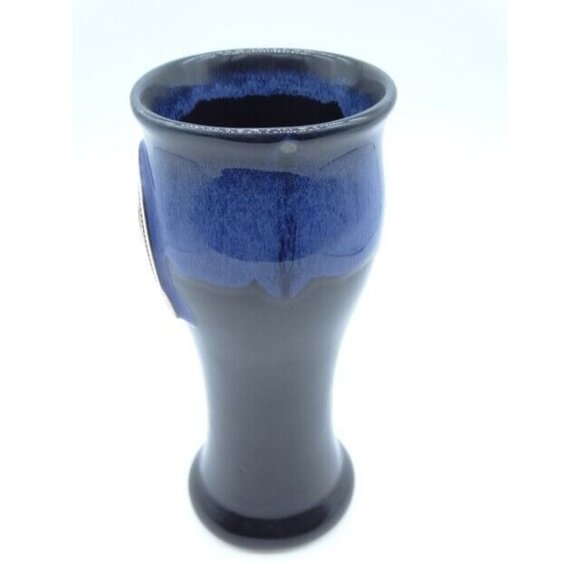 Georgia Renaissance Festival 2011 Stein Blue Drip Grey Fox Pottery Cup Mug - Picture 6 of 10